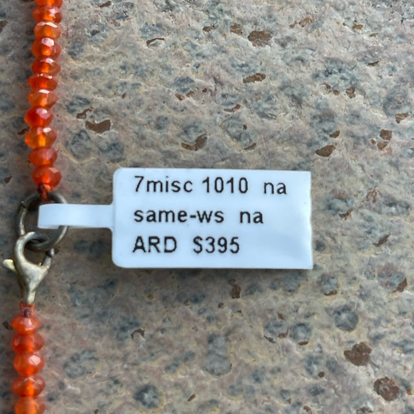 Elegant Faceted Carnelian Beaded Bracelet 7” - Picture 10 of 12